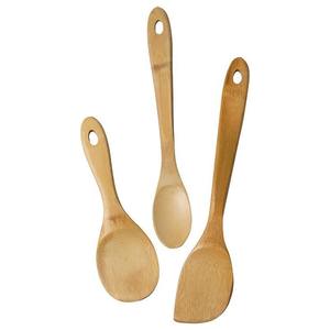 Cuillère en bois ArtisanVibe avec grain unique et revêtement écologique, ensemble compatible lave-vaisselle et facile à nettoyer pour cuisines bio - Product Image 6