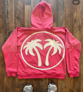 Sweats à capuche Vintage en détresse éponge française surdimensionné hommes fermeture éclair recadrée lavage à l'acide à capuche en gros de haute qualité poids lourd 350gsm - Product Image 6