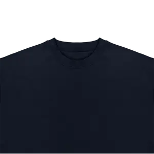 HEAVY LUXURY TEE 240gsm 100% algodón ropa de calle de gran tamaño impresa bordada camiseta lisa camiseta personalizada hecha en Italia