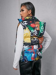 Logotipo personalizado de las mujeres chaleco Puffer al por mayor de tamaño personalizado de invierno Puffer chaleco Chaquetas para la venta - Product Image 6