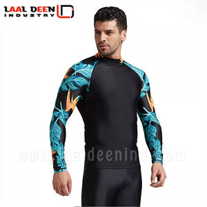 Camisa de compresión para hombre, ropa de gimnasio, protector de sarpullido Mma, personalizada, Rushguard, en blanco - Product Image 4