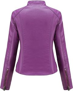 เสื้อแจ็กเก็ตมอเตอร์ไซด์สำหรับผู้ชาย, เสื้อแจ็กเก็ตหนังระบายอากาศได้ดีสำหรับฤดูหนาวพร้อมโลโก้ด้านหน้าและสีที่กำหนดเอง - Product Image 5