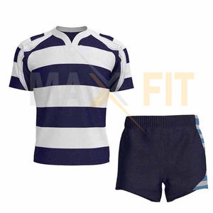 Ensemble de maillots de rugby respirants au design personnalisé 2024 Uniformes au meilleur prix de MAXFIT ENTERPRISES - Product Image 1