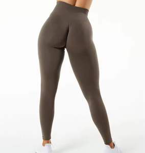 <b>Winter</b> Casual Yoga <b>Leggings</b> for Fitness Breathable Mid Waist Quick Dry Full Length Ladies Gym Workout OEM Customized - Product Image 4