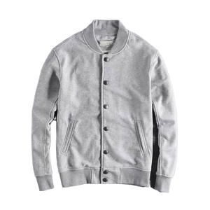 Blouson Bomber Homme OEM Coupe Slim Décontracté Hiver en Polyester Satiné Écologique Coupe-Vent à Manches Raglan et Fermeture à Boutons-Pression - Product Image 1