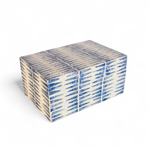 กล่องเก็บของมุกแท้ทำมือ ดีไซน์ยืดหยุ่นใช้งานได้หลากหลาย สไตล์หรูหราทันสมัย ตกแต่งด้วยเปลือกหอย สำหรับใช้ในบ้าน - Product Image 2