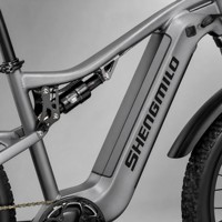 Vélo de montagne électrique à double moteur 2000W, batterie 48V 17.5AH, 26x3.0, vélo électrique tout-terrain haute vitesse