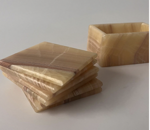 Sous-verres de cuisine en bois d'acacia de haute qualité, personnalisés, en gros, ronds et carrés, avec texture marbre - Product Image 1