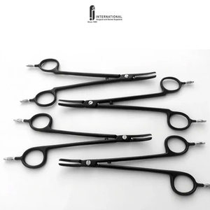 Pinzas selladoras de arteria antiadherentes bipolares manuales autoclavables Juego de instrumentos reutilizables de cable de silicona de acero inoxidable electro - Product Image 4