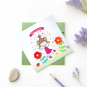 Tarjeta de felicitación de papel de Vietnam Tarjeta de feliz cumpleaños Tarjeta de filigrana para regalo-GBV018 - Product Image 5