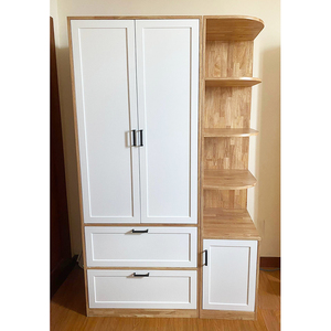 Módulo de Armario Independiente de Madera TQA68023 de Diseño Moderno con Estantes Decorativos Integrados para Dormitorio, Muebles para el Hogar - Product Image 6
