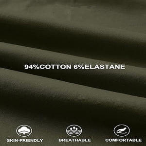 Pantalons décontractés pour hommes, taille haute, coupe droite, tissu en toile, écologiques, services OEM, prix bas, téléchargés par Dress Sports - Product Image 4