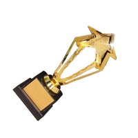 Trophée de football personnalisé en verre et cristal, coupe souvenir de championnat, chaussure de footballeur, cadeau imperméable