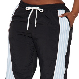 Nuevos Pantalones Deportivos de Pierna Ancha para Mujer, con Bolsillos y Cordón Ajustable, Pantalones de Fitness Cortavientos, Pantalones de Pierna Recta 2027 - Product Image 1