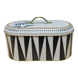กล่องขนมปังรูปไข่โลหะสำหรับสะสมในเมือง-178x338x140มม. (5.5ลิตร) - Product Image 1