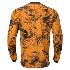 Maillots de chasse pour hommes de haute qualité, style streetwear estival, manches longues, jersey sport respirant en Coolmax, personnalisable - Product Image 2