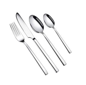 Couverts en métal argenté Cuillère Fourchette Couverts en or Couverts de mariage Couverts de luxe de Noël en acier inoxydable de haute qualité - Product Image 4