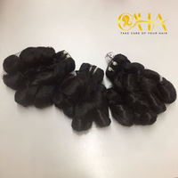 Extensions de Cheveux Humains Vietnamiens 100% Funmi Couleur Naturelle, Ondulées et Tendance, Effet Bouncy, Tissage pour Perruques de Femmes Noires