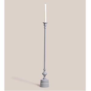 Portavelas cónico de Metal de pie Color gris y negro para el hogar y la fiesta de Navidad decoración de iluminación hecha a mano - Product Image 4