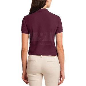 เสื้อยืดผู้หญิงคุณภาพพรีเมียมจากผู้ผลิตปากีสถาน รับผลิตตามแบบ OEM ผ้าแคนวาส 100% คอตตอน แขนสั้น แห้งเร็ว สวมใส่สบาย - Product Image 2