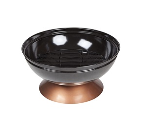 Foyer peint bol à bois de chauffage bol à feu en métal noir pour la maison salon jardin usage extérieur article décoratif - Product Image 2
