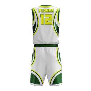 Divisa da Basket Senza Maniche Personalizzata con Sublimazione, Fornitore di Fabbrica, Materiale Traspirante in Poliestere Morbido ad Asciugatura Rapida per Squadre Atletiche - Product Image 3