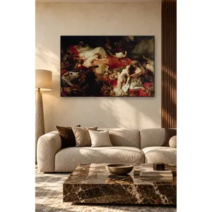 Fida Delacroix La mort de Sardanapalus Impression sur toile - Product Image 3