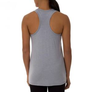Femmes grande taille Fitness entraînement débardeurs gris Gym Design respirant coton/bambou Fiber Jersey pour été course Singlet pour - Product Image 4