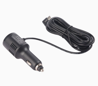 Cargador de Coche de Doble Salida con Puerto USB y Cable de 12-24V a 5V para Cámara de Coche, Cable de Alimentación de 11.5 pies Extra Largo con 5V 2.5A