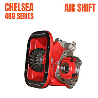 Prise de force de transmission PTO pour camion Chelsea Série 489 489XFAHX-V3XD, montage standard 8 boulons, sortie de ligne de transmission à commande pneumatique