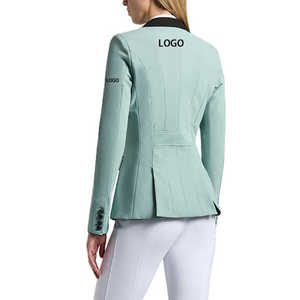 Chaqueta ecuestre personalizada de manga larga, resistente al desgaste, impermeable, transpirable, para espectáculo ecuestre - Product Image 2