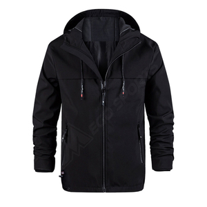 Chaquetas con Capucha de Softshell para Hombre, para Primavera, Senderismo, Escalada, Campamento, Trekking, Cortavientos, Abrigos Masculinos - Product Image 1