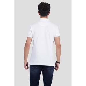 Coton biologique personnalisé de qualité pour hommes blanc solide Double piqué formel pour chemise coupe décontractée écologique certifié GOTS - Product Image 4