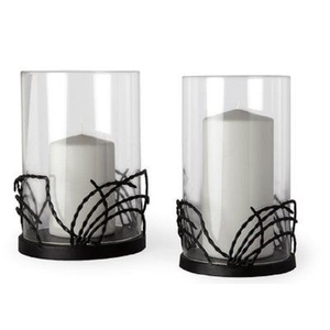 Porte-bougie en verre et fer forgé, design créatif, fait main, personnalisable, décoration d'intérieur, design unique, vente en gros, nouvelle arrivée, pour table - Product Image 2