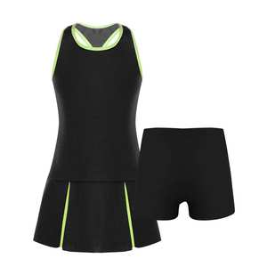 High Quality Outdoor Gym Fitness Apparel Women Golf Tennis <b>Skirt</b> Set Women's Fitness Tennis Wear for Girl - Product Image 1