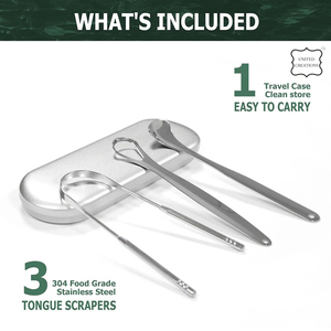 Wholesale Pure Stainless Steel <b>Tongue</b> <b>Scraper</b> Personal Care Oral Cleaning <b>Tongue</b> <b>Scraper</b> Surgical Grade Oral Cleaning - Product Image 3