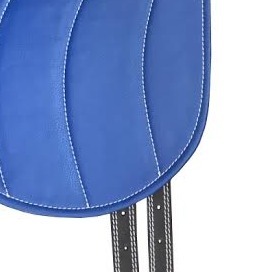 Sillín de ejercicio de carreras hecho a mano sintético azul más vendido, productos de Carreras de Caballos ingleses de la India. - Product Image 3