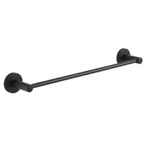 FELCE PLUS Toallero de Pared Negro Mate FP21 45 14, Diseño Recto con Función de Ajuste (52.3x5.6x7.4cm) - Product Image 2