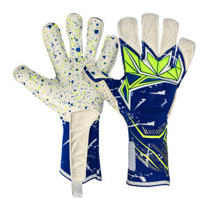 Gants de gardien de but de football avec support de poignet confortable, gants en vrac avec paume en latex antidérapante pour le football - Product Image 1