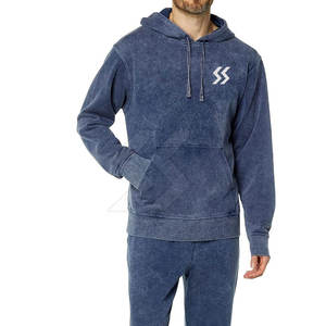 Vente en gros de service OEM Sweats à capuche délavés à l'acide pour hommes Dernier modèle Fabriqué au Pakistan Sweats à capuche délavés à l'acide - Product Image 3