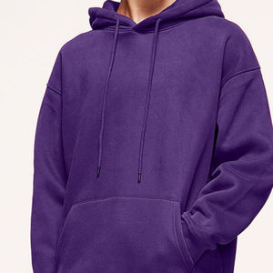 Sweat-shirts à capuche en molleton uni imprimé 100% coton pour femmes, chauds pour l'hiver - Product Image 5