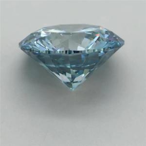 Diamante azul de corte redondo, cultivado en laboratorio, certificado por IGI, piedra sintética para anillo de compromiso personalizado, de 1 a 5 quilates, claridad VVS2. - Product Image 5