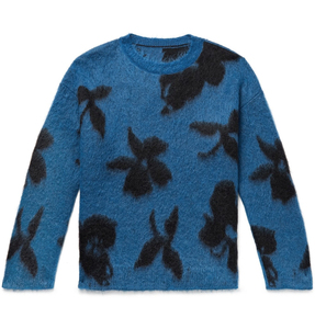 Pull en mohair pour hommes très exigeant vêtements d'hiver décontractés haut tendance chandails en mohair durables personnalisés de haute qualité pour hommes - Product Image 5