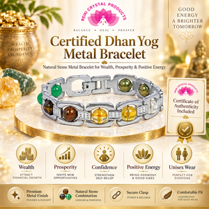 Bracelet Dhan Yog en métal pour la richesse, la prospérité, l'attraction des finances, le succès et l'énergie positive, réglable - Product Image 2