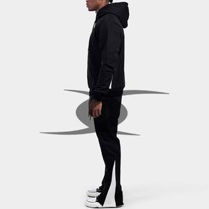 กางเกงวอร์มขายาวของผู้ชายชุดวอร์มขายาวผ้ากรดซักแบบออกแบบโลโก้ได้ตามต้องการ - Product Image 4