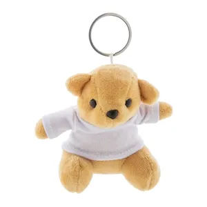 Portachiavi in Peluche Personalizzato TeddyFob, Gadget Promozionale Personalizzabile per Auto e Chiavi - Product Image 1