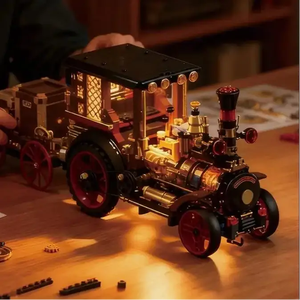 Vintage for Lego Moc Mechanical Steam <b>Car</b> <b>Model</b> <b>Building</b> Tool Kit - Product Image 2