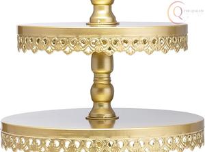 Base para Pastel de Metal de Diseño Moderno con Curvas Elegantes, Mejora el Estilo de Repostería y Postres Caseros - Product Image 4