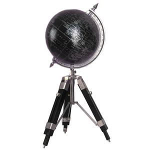 Décor à la maison carte du monde Globe support en métal Design Globe Vintage finition pièce maîtresse Structure intérieure modèle Globe Latast Design - Product Image 5