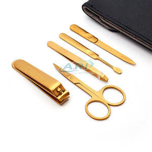 Stainless Steel <b>Nail</b> Grooming <b>Kit</b> Portable Manicure Set Luxury <b>Nail</b> Care <b>Kit</b> Complete Manicure Set - Product Image 4
